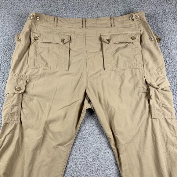 Clothing Arts Cargo Utility Pants Men's 40x34 Beige Pick Pocket Proof Work Chore - Picture 12 of 12